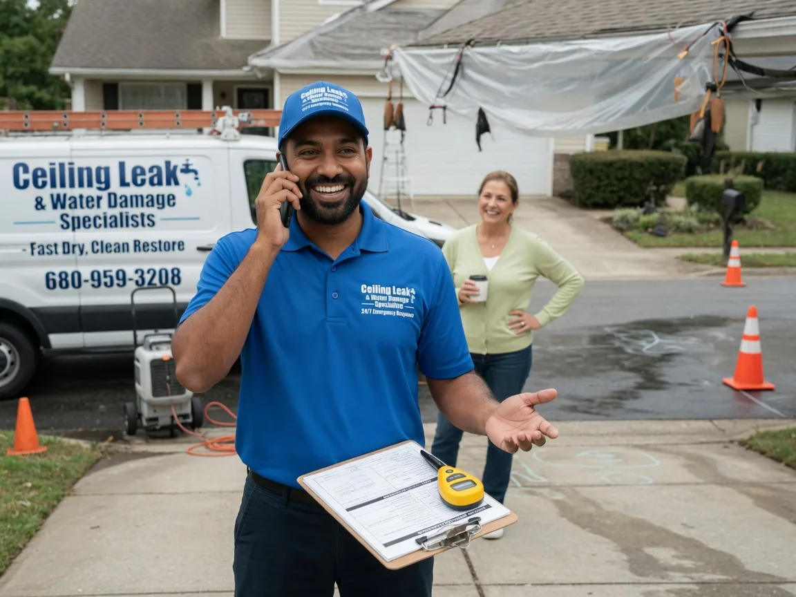 Ceiling Leak Cleanup Trappe, MD FAQs